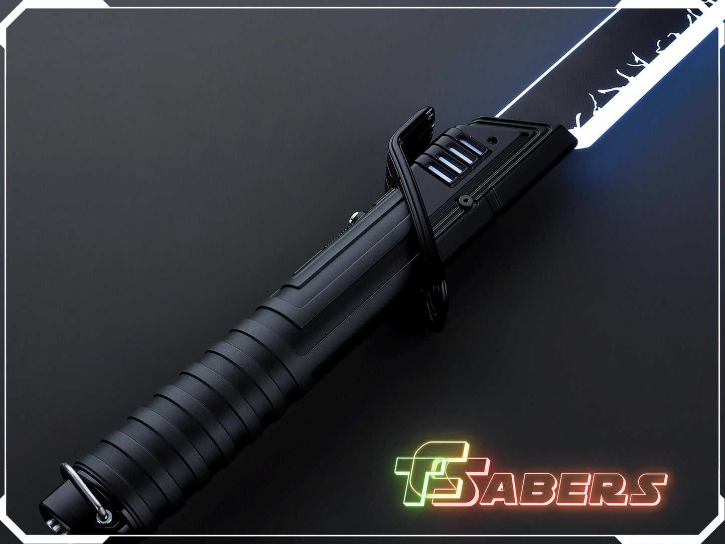 The Mandalorian Darksaber, Neopixel Lightsaber, From The Mando w/ Custom Blade & Hard Case, Star Wars (XenoPixel V3, Proffie 2.2, or RGB)