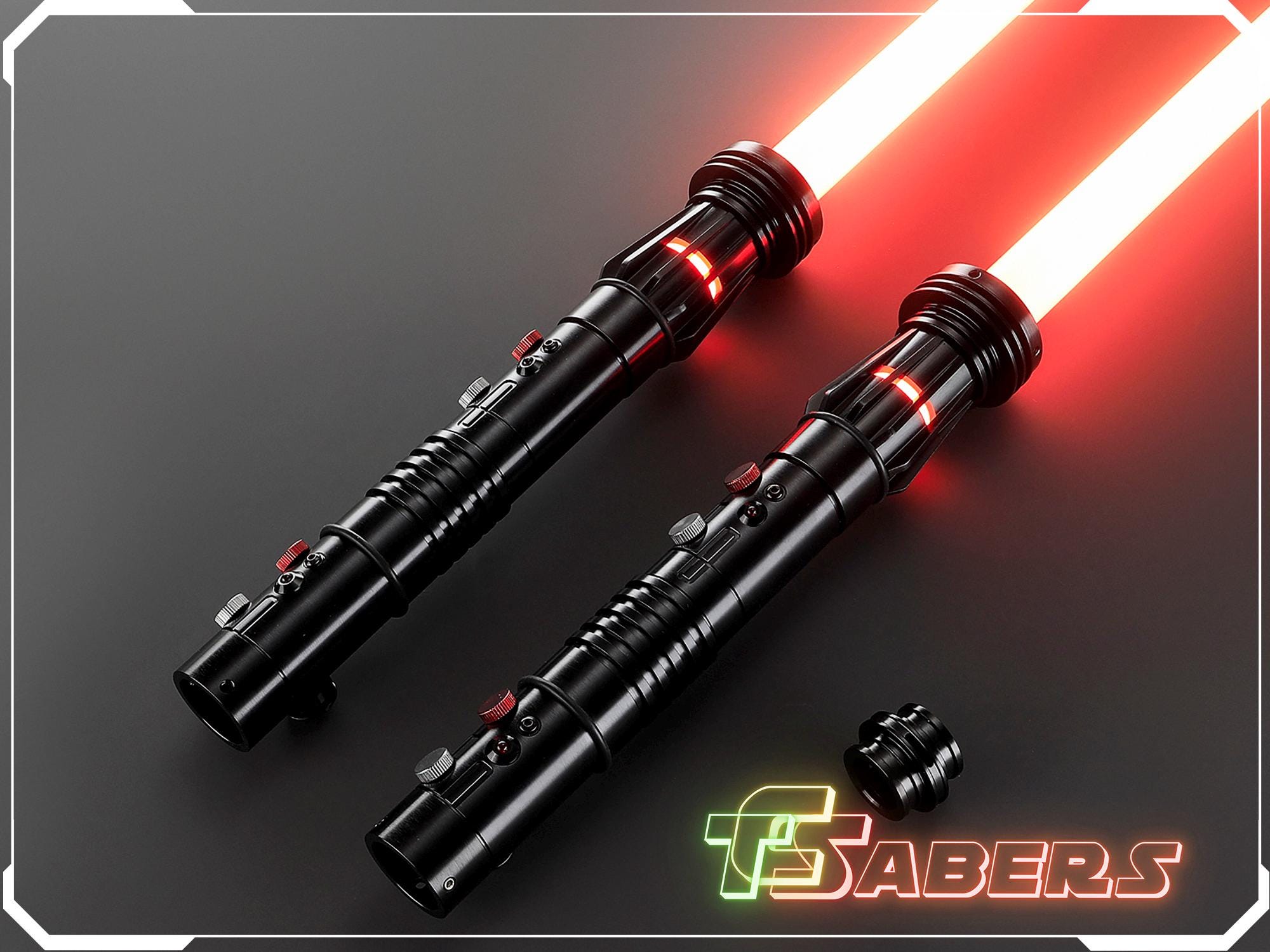 Darth Maul Lightsaber Neopixel or RGB, w/ Custom Blade, Star Wars (XenoPixel V3, Proffie 2.2, or RGB)