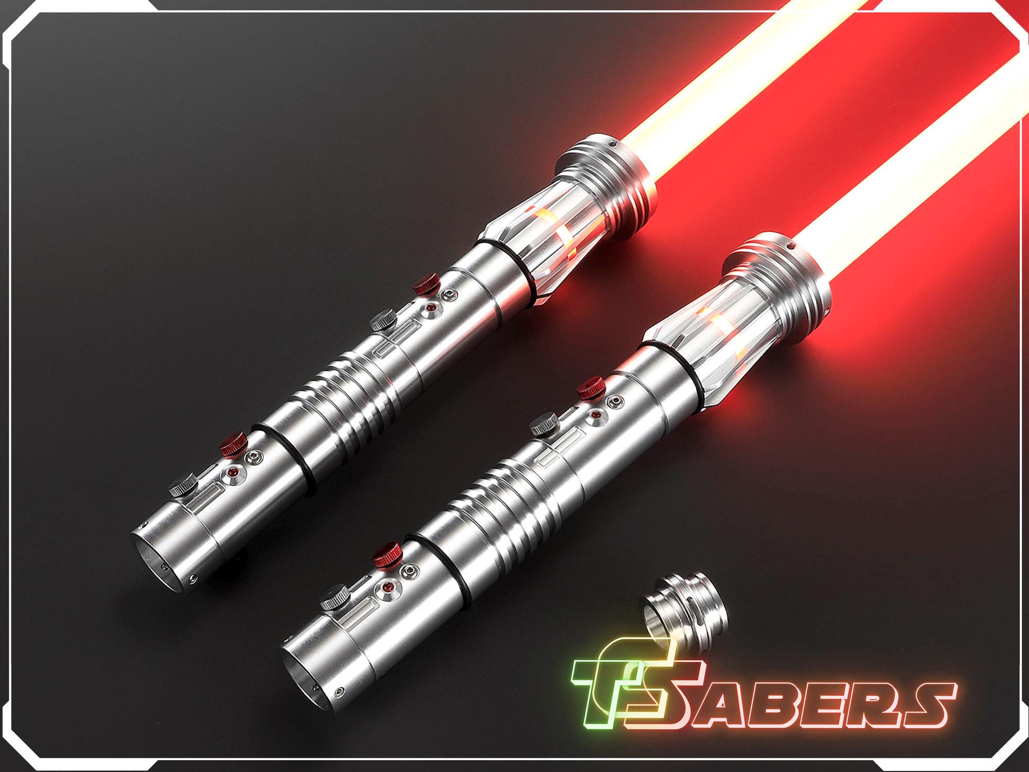 Darth Maul Lightsaber Neopixel or RGB, w/ Custom Blade, Star Wars (XenoPixel V3, Proffie 2.2, or RGB)