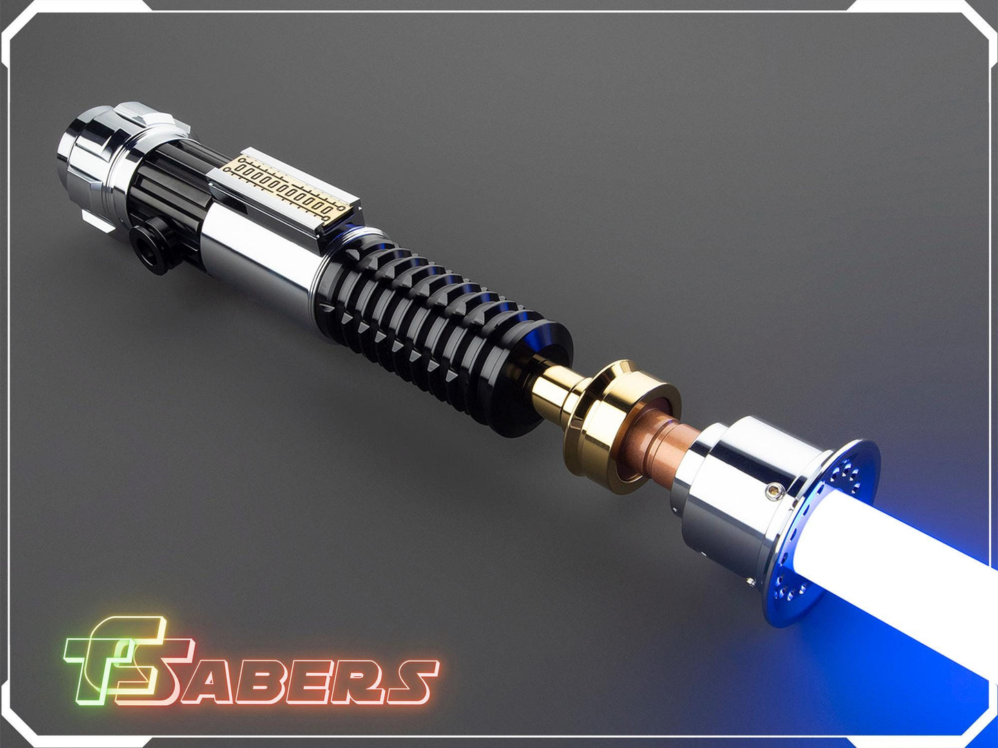 Obi Wan's EP3 Lightsaber Neopixel or RGB, Revenge of the Sith, w/ Custom Blade & Hard Case, Star Wars (XenoPixel V3, Proffie 2.2, or RGB)