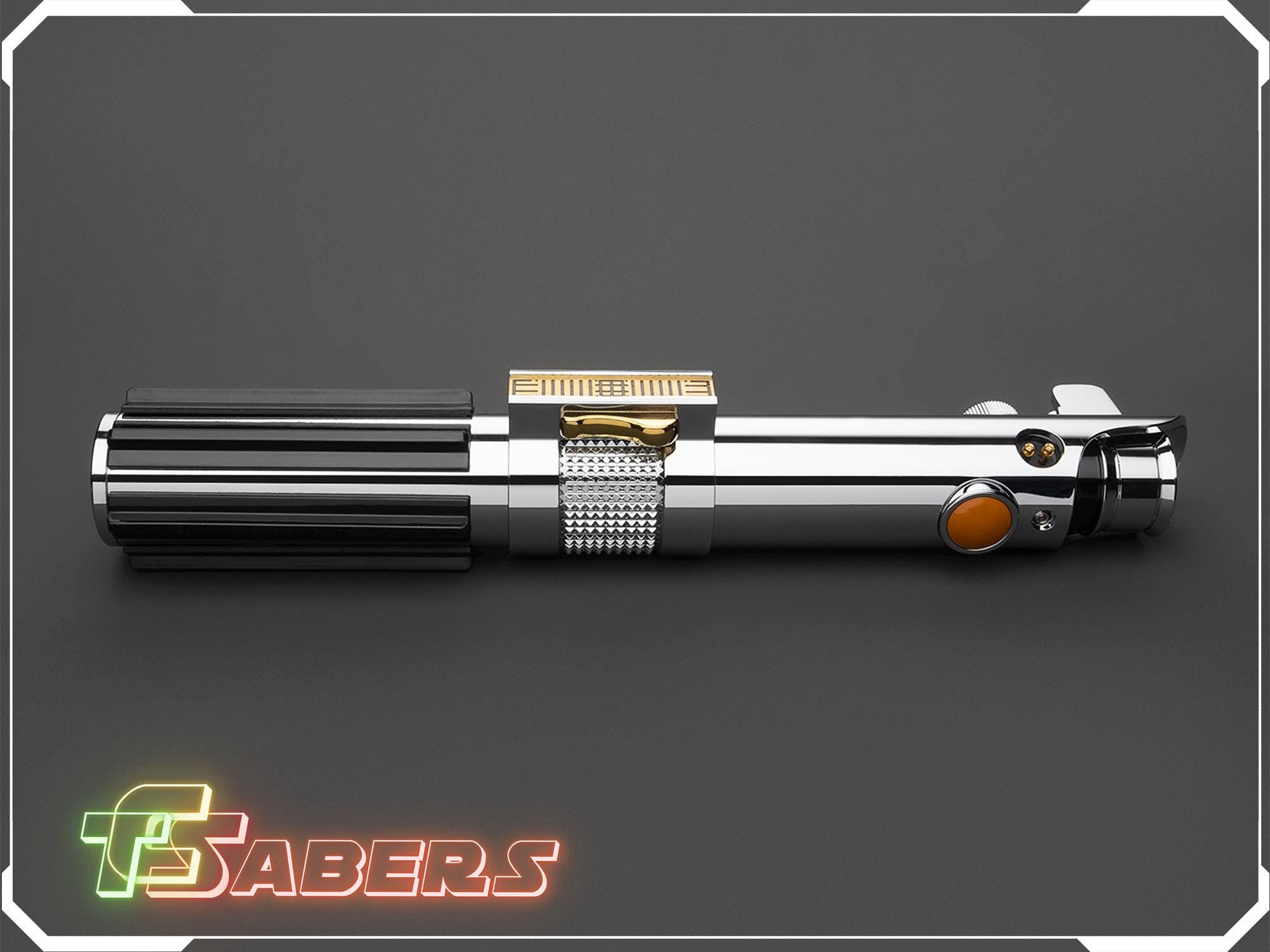 Anakin's EP3 Lightsaber Neopixel or RGB, Revenge of the Sith, w/ Custom Blade & Hard Case, Star Wars (XenoPixel V3, Proffie 2.2, or RGB)