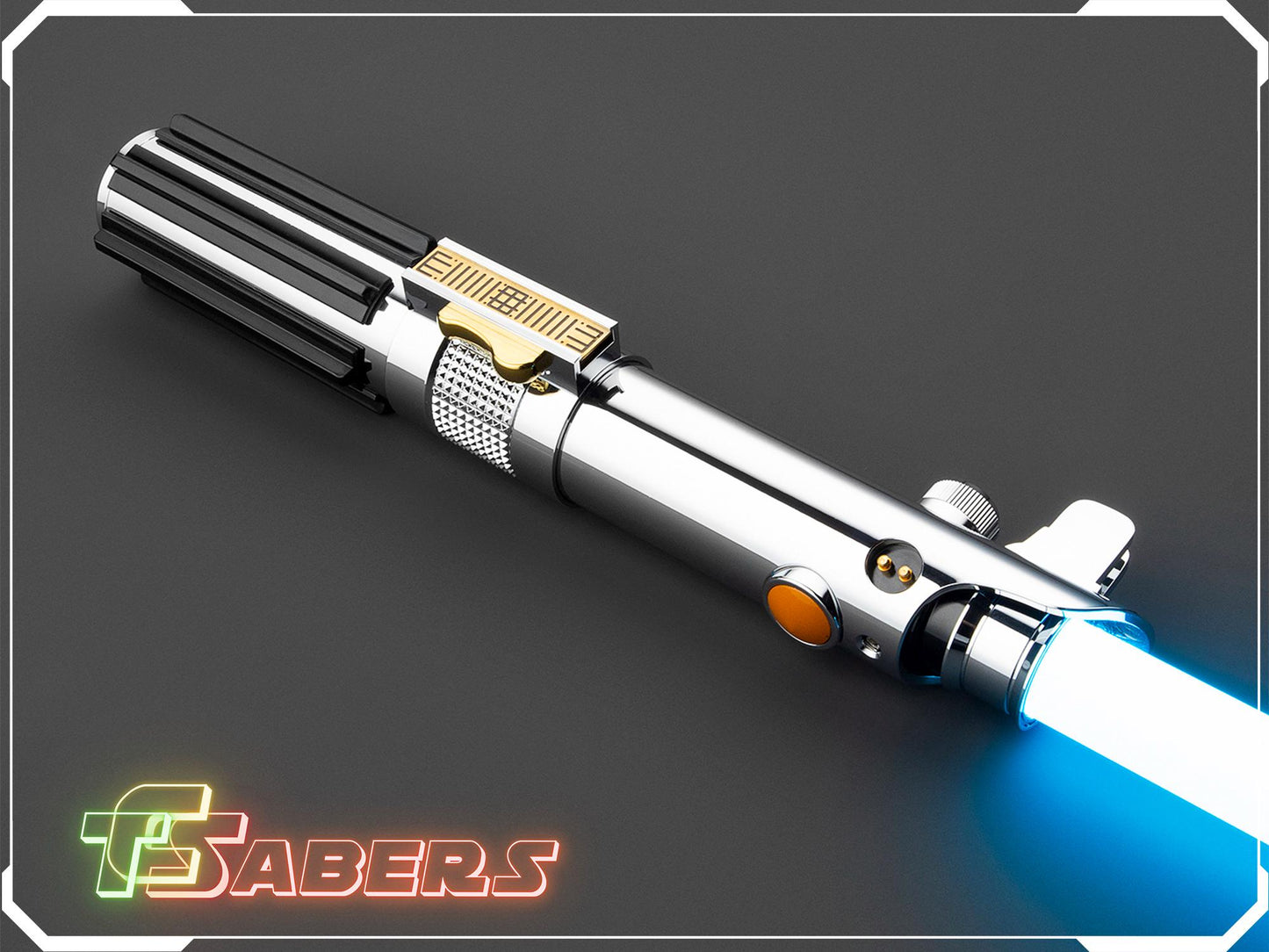 Anakin's EP3 Lightsaber Neopixel or RGB, Revenge of the Sith, w/ Custom Blade & Hard Case, Star Wars (XenoPixel V3, Proffie 2.2, or RGB)