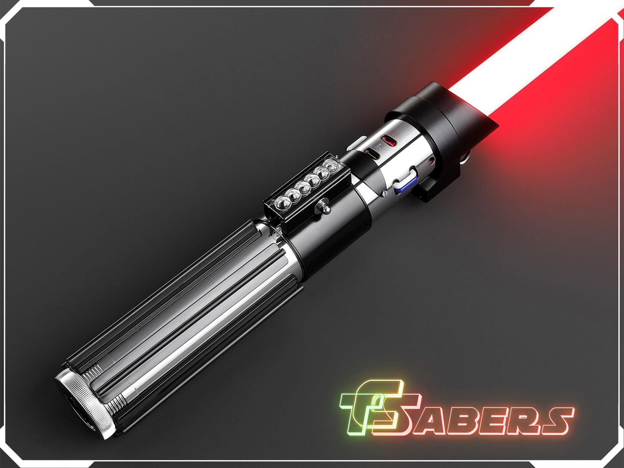 Darth Vader's EP5 Lightsaber Neopixel or RGB, Empire Strikes Back w/ Custom Blade & Hard Case, Star Wars (XenoPixel V3, Proffie 2.2, or RGB)