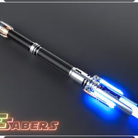 Cal Kestis Crossguard Lightsaber Neopixel or RGB, w/ Custom Blade & Hard Case, Star Wars (XenoPixel V3, Proffie 2.2, or RGB)