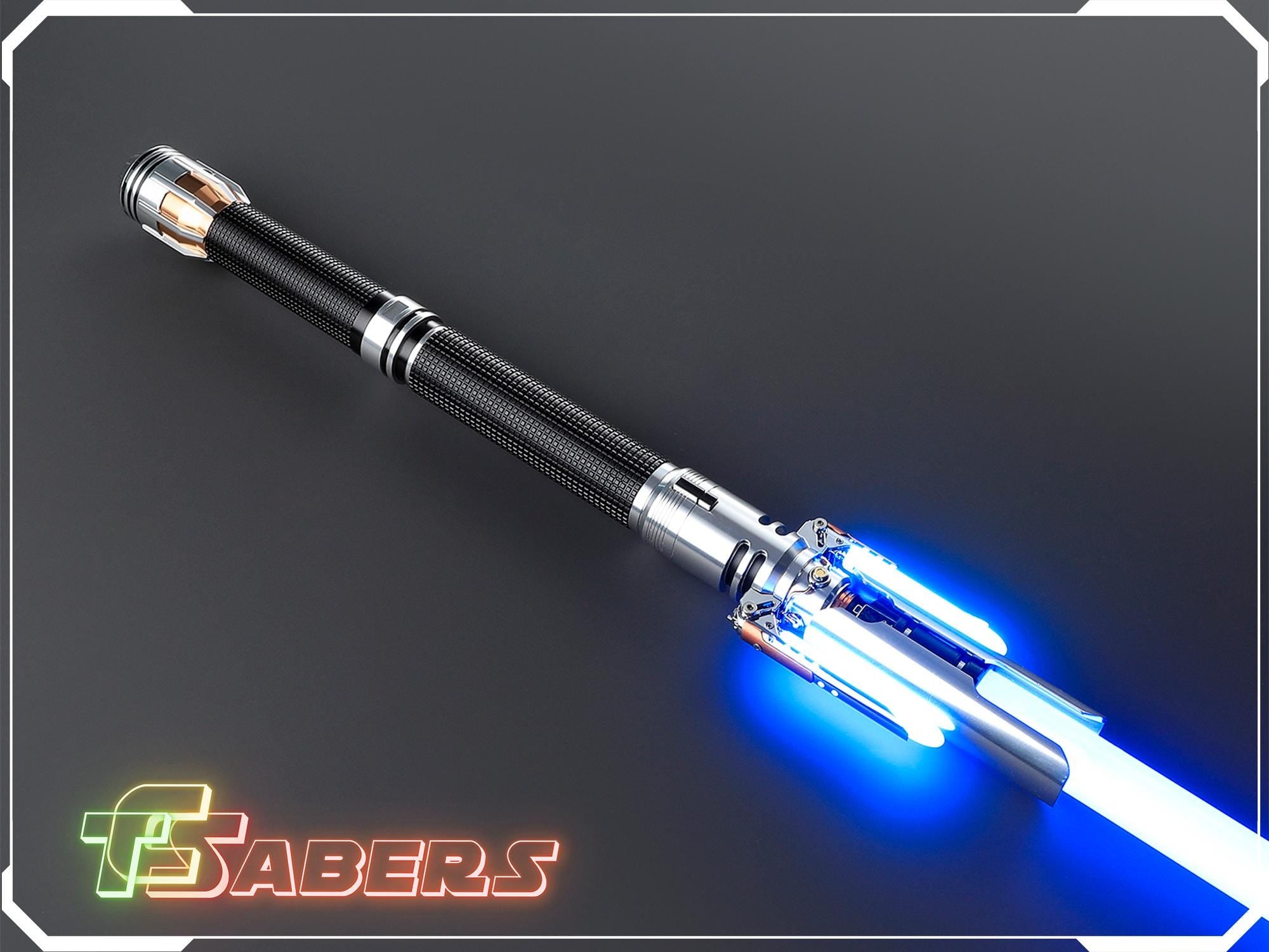Cal Kestis Crossguard Lightsaber Neopixel or RGB, w/ Custom Blade & Hard Case, Star Wars (XenoPixel V3, Proffie 2.2, or RGB)