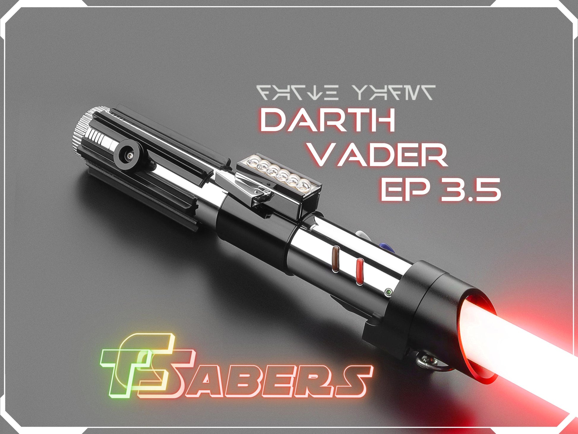 Darth Vader EP3.5 Lightsaber Neopixel or RGB, Rogue One, w/ Custom Blade & Hard Case, Star Wars (XenoPixel V3, Proffie 2.2, or RGB)