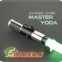 Master Yoda's Lightsaber Neopixel or RGB, w/ Custom Blade & Hard Case, Star Wars (XenoPixel V3 or RGB)