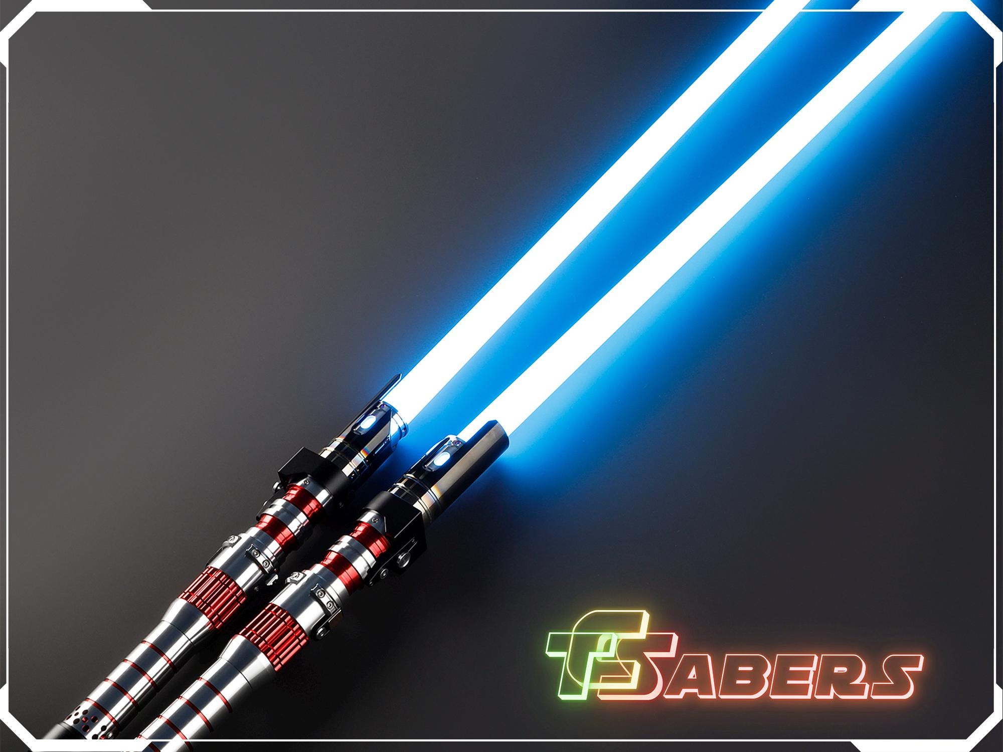 Dark Rey's Lightsaber Neopixel or RGB, The Rise of Skywalker, w/ Custom Blade & Hard Case, Star Wars (XenoPixel V3, Proffie 2.2, or RGB)