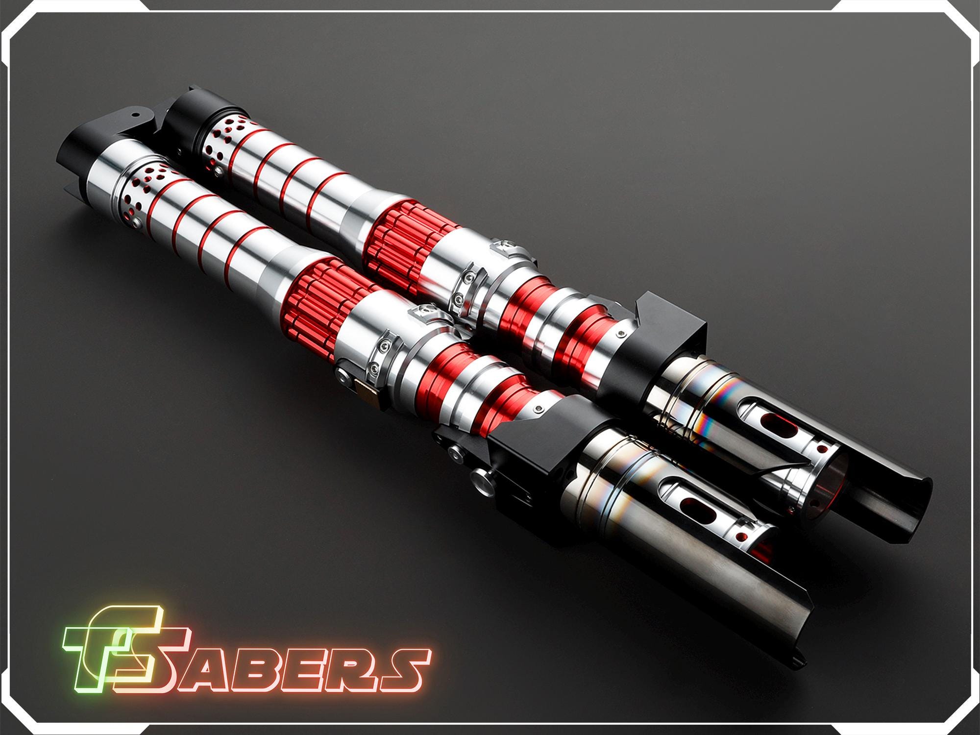 Dark Rey's Lightsaber Neopixel or RGB, The Rise of Skywalker, w/ Custom Blade & Hard Case, Star Wars (XenoPixel V3, Proffie 2.2, or RGB)
