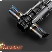 Kylo Ren Weathered Pro Lightsaber Neopixel or RGB, w/ Custom Blade & Hard Case, Star Wars (XenoPixel V3, Proffie 2.2, or RGB)