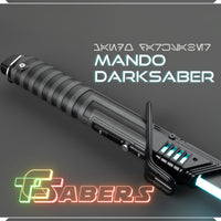 The Mandalorian Darksaber, Neopixel Lightsaber, From The Mando w/ Custom Blade & Hard Case, Star Wars (XenoPixel V3, Proffie 2.2, or RGB)