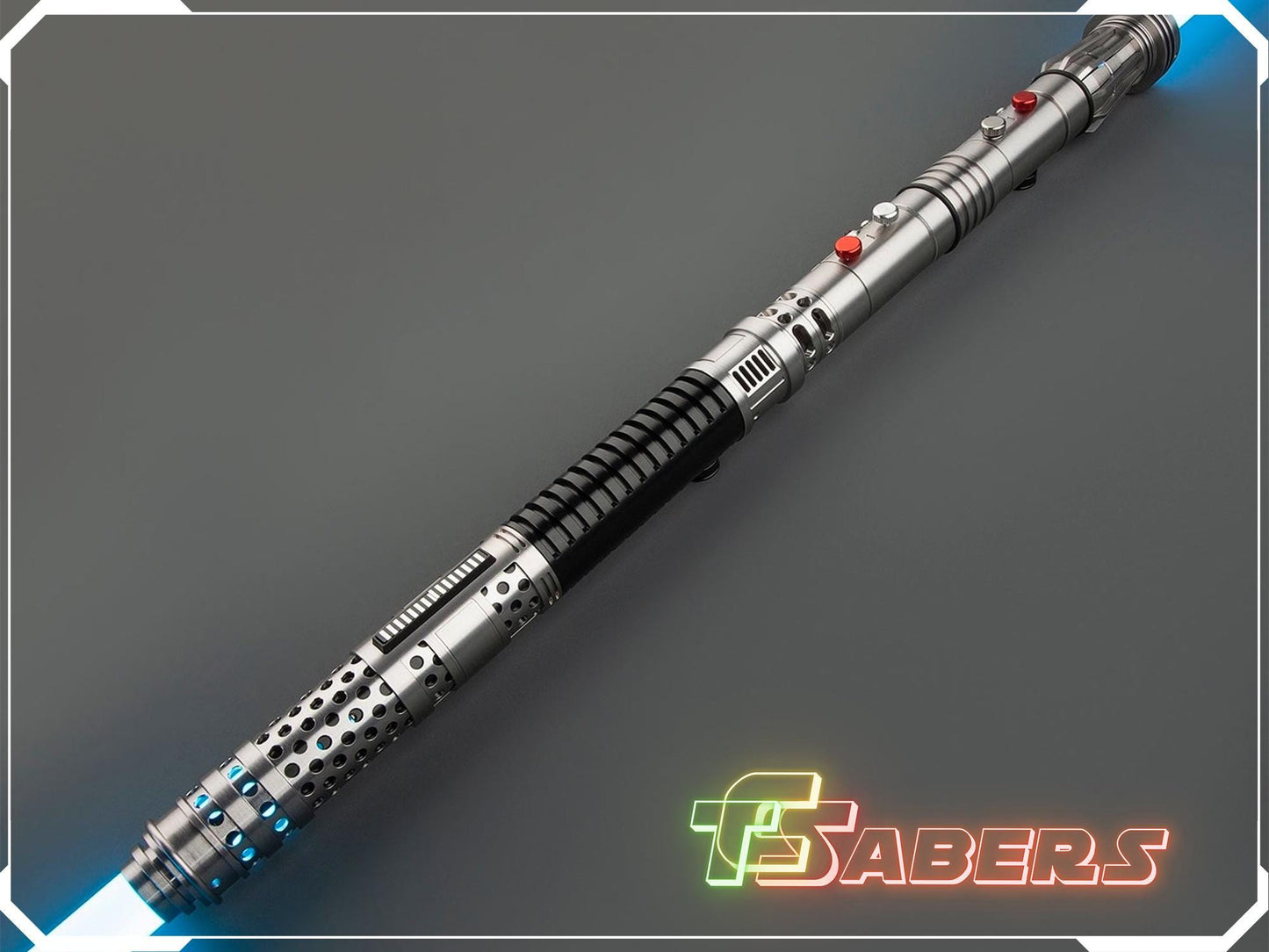 Darth Maul Clone Wars Lightsaber Neopixel or RGB, w/ Custom Blade & Hard Case, Star Wars (XenoPixel V3, Proffie 2.2, or RGB)