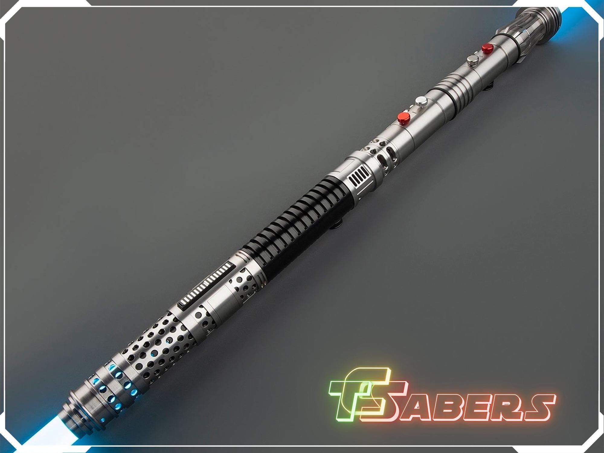 Darth Maul Clone Wars Lightsaber Neopixel or RGB, w/ Custom Blade & Hard Case, Star Wars (XenoPixel V3, Proffie 2.2, or RGB)