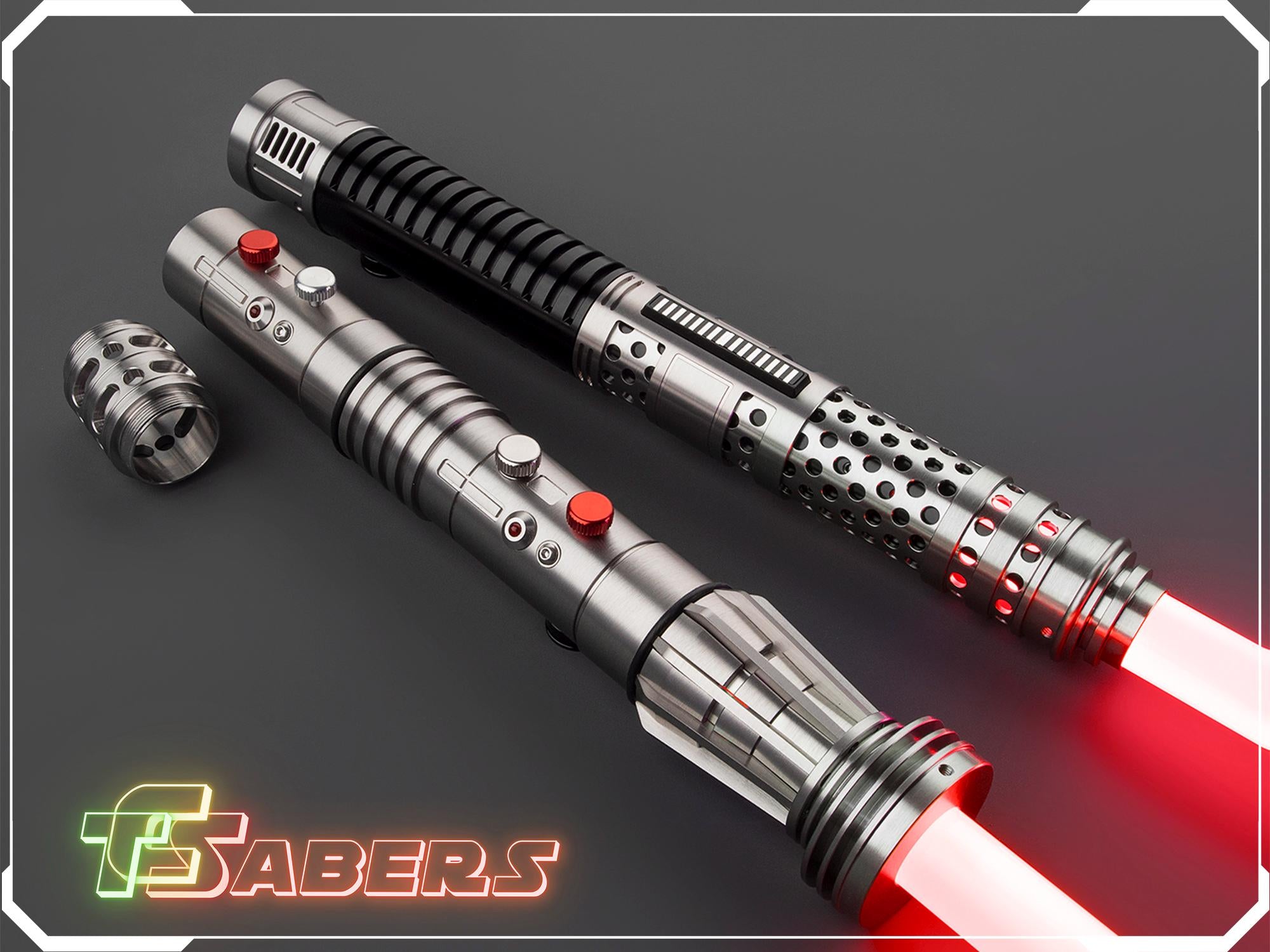 Darth Maul Clone Wars Lightsaber Neopixel or RGB, w/ Custom Blade & Hard Case, Star Wars (XenoPixel V3, Proffie 2.2, or RGB)