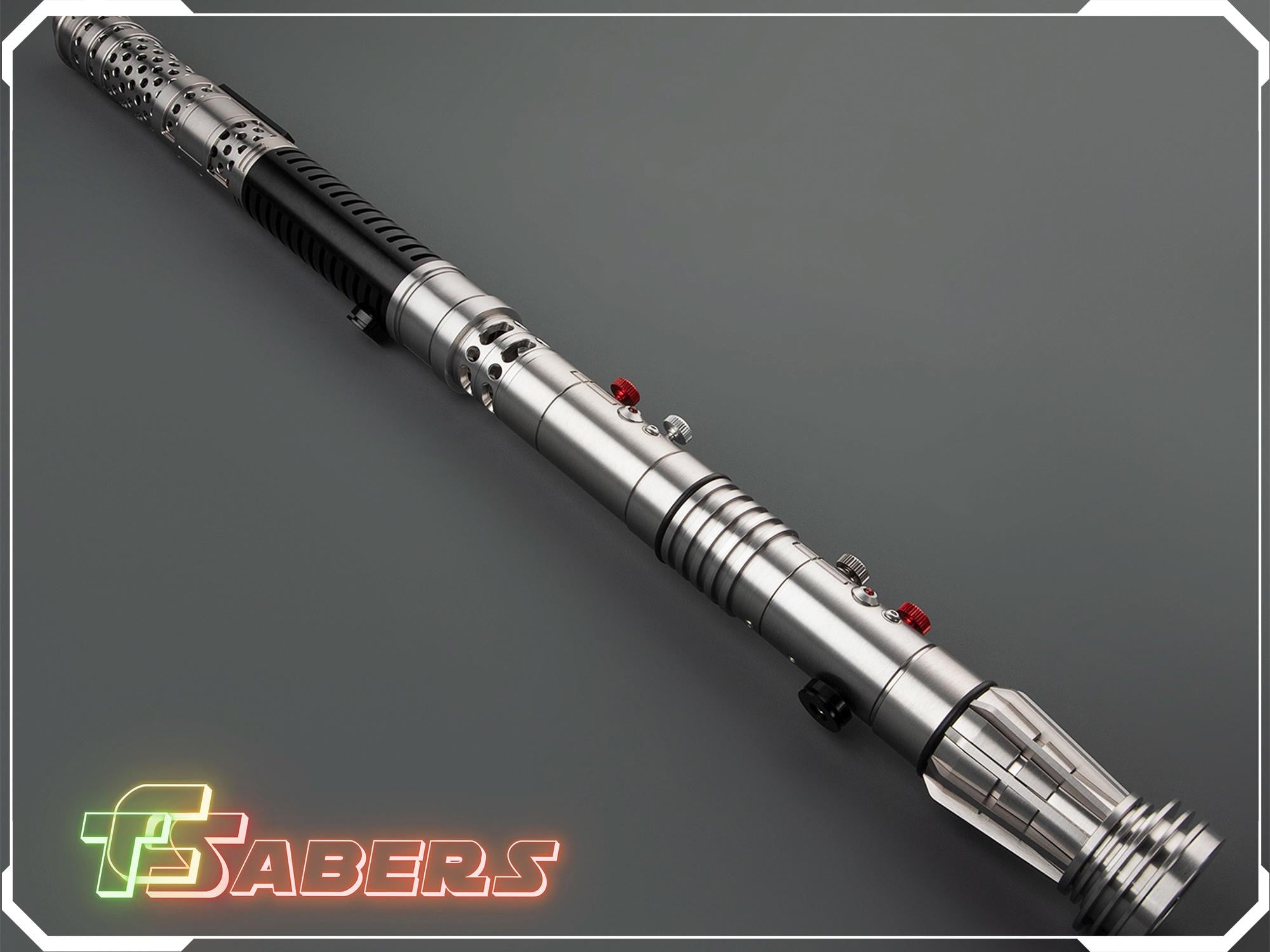 Darth Maul Clone Wars Lightsaber Neopixel or RGB, w/ Custom Blade & Hard Case, Star Wars (XenoPixel V3, Proffie 2.2, or RGB)
