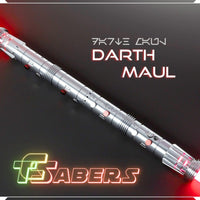 Darth Maul Lightsaber Neopixel or RGB, w/ Custom Blade, Star Wars (XenoPixel V3, Proffie 2.2, or RGB)