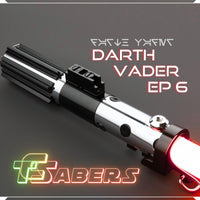 Darth Vader's EP6 ROTJ Lightsaber Neopixel or RGB, w/ Custom Blade & Hard Case, Star Wars (XenoPixel V3, Proffie 2.2, or RGB)