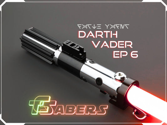 Darth Vader's EP6 ROTJ Lightsaber Neopixel or RGB, w/ Custom Blade & Hard Case, Star Wars (XenoPixel V3, Proffie 2.2, or RGB)