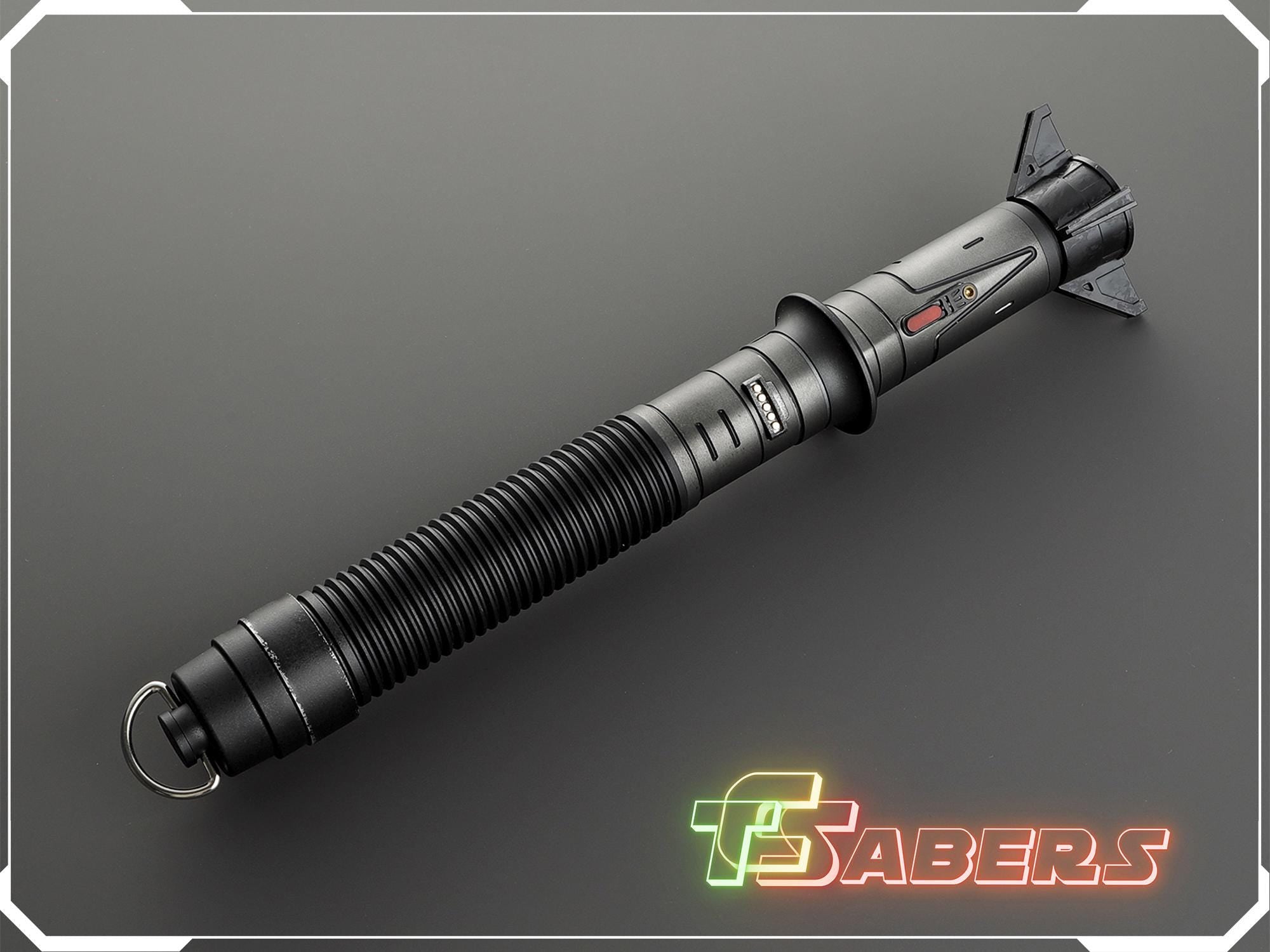 Baylan Skoll Lightsaber Neopixel or RGB, Ahsoka, w/ Custom Blade & Hard Case, Star Wars (XenoPixel V3, Proffie 2.2, or RGB)