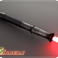 Baylan Skoll Lightsaber Neopixel or RGB, Ahsoka, w/ Custom Blade & Hard Case, Star Wars (XenoPixel V3, Proffie 2.2, or RGB)