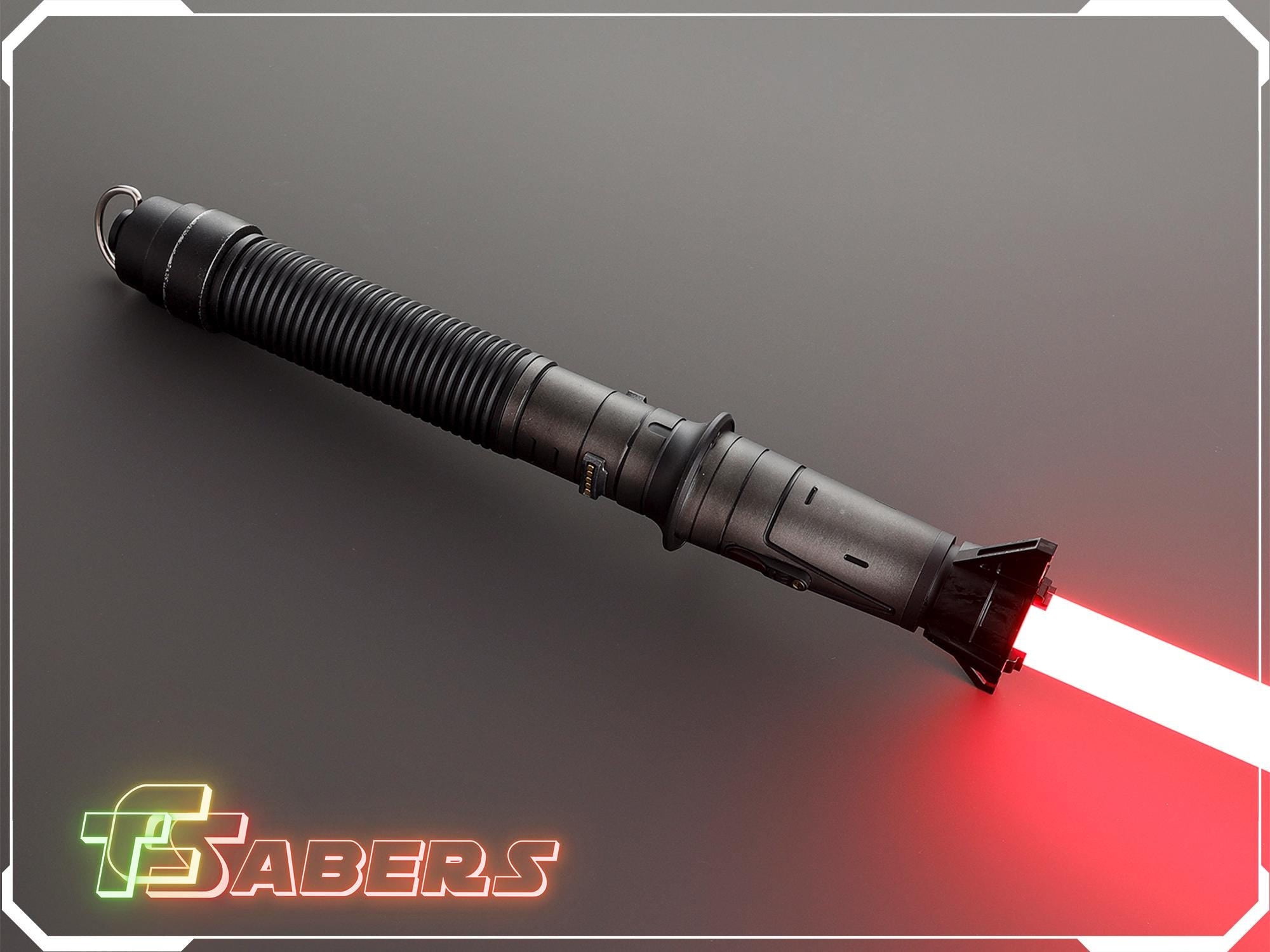 Baylan Skoll Lightsaber Neopixel or RGB, Ahsoka, w/ Custom Blade & Hard Case, Star Wars (XenoPixel V3, Proffie 2.2, or RGB)