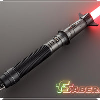 Baylan Skoll Lightsaber Neopixel or RGB, Ahsoka, w/ Custom Blade & Hard Case, Star Wars (XenoPixel V3, Proffie 2.2, or RGB)