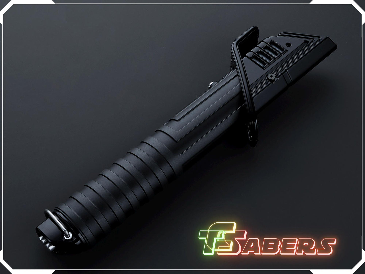 The Mandalorian Darksaber, Neopixel Lightsaber, From The Mando w/ Custom Blade & Hard Case, Star Wars (XenoPixel V3, Proffie 2.2, or RGB)