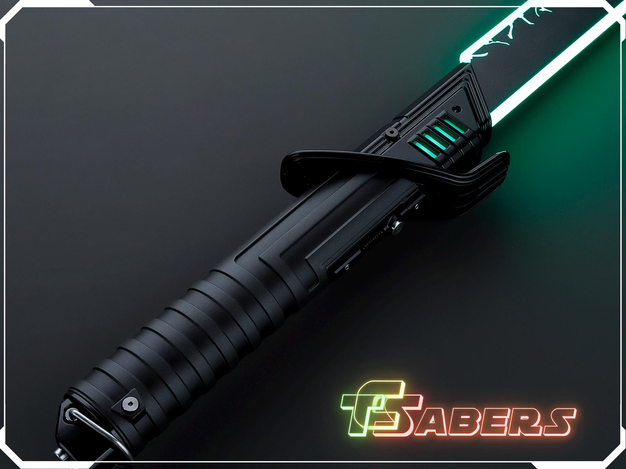 The Mandalorian Darksaber, Neopixel Lightsaber, From The Mando w/ Custom Blade & Hard Case, Star Wars (XenoPixel V3, Proffie 2.2, or RGB)