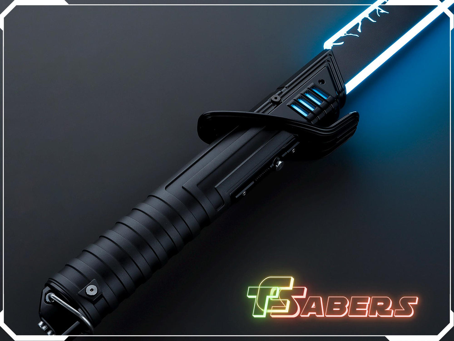 The Mandalorian Darksaber, Neopixel Lightsaber, From The Mando w/ Custom Blade & Hard Case, Star Wars (XenoPixel V3, Proffie 2.2, or RGB)