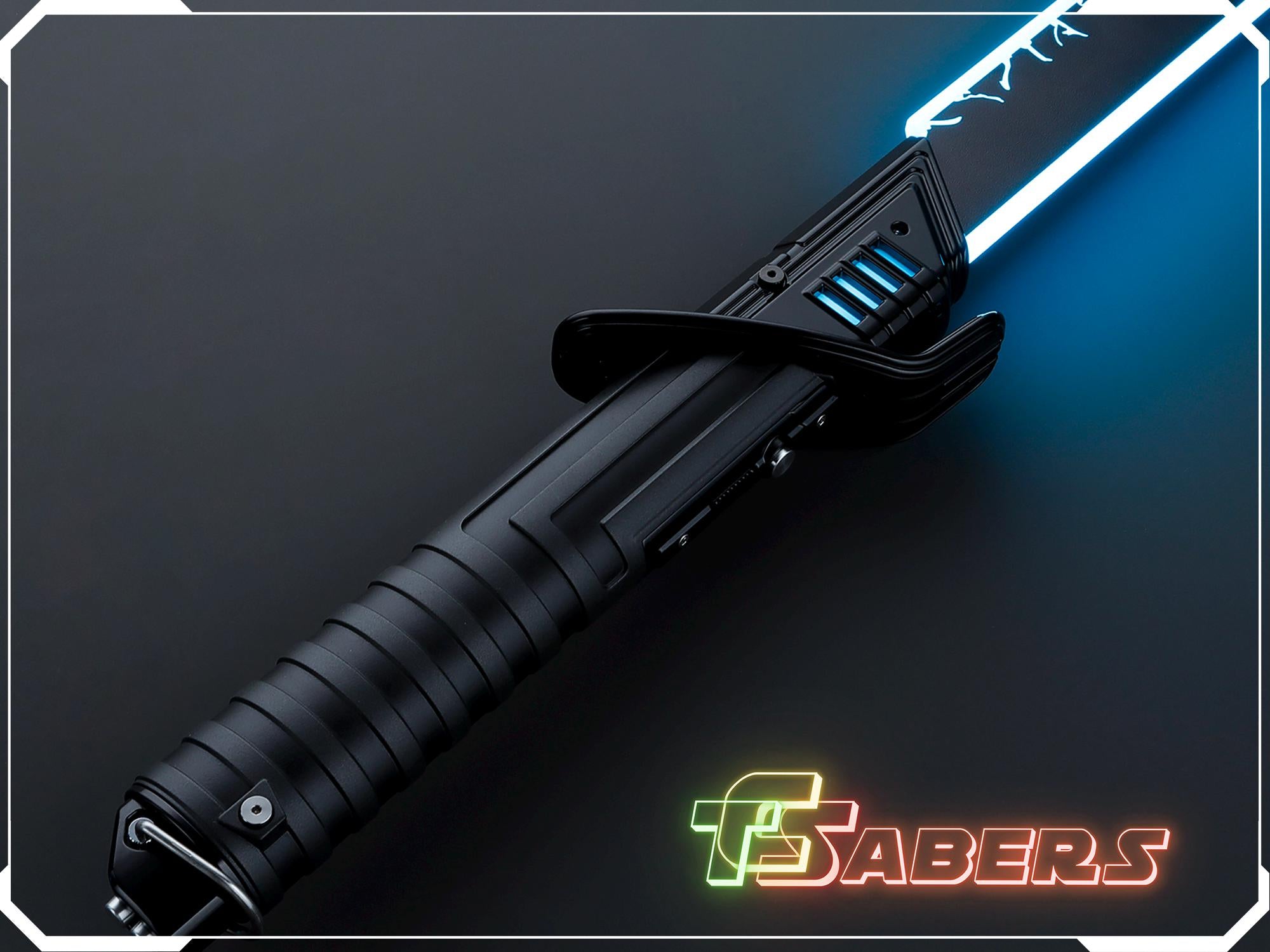 The Mandalorian Darksaber, Neopixel Lightsaber, From The Mando w/ Custom Blade & Hard Case, Star Wars (XenoPixel V3, Proffie 2.2, or RGB)