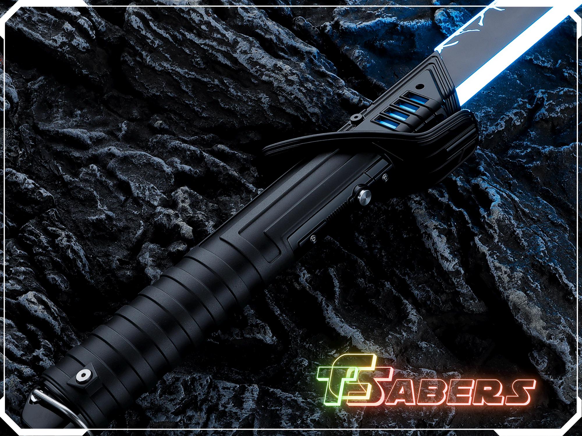 The Mandalorian Darksaber, Neopixel Lightsaber, From The Mando w/ Custom Blade & Hard Case, Star Wars (XenoPixel V3, Proffie 2.2, or RGB)