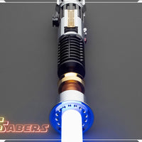 Obi Wan's EP3 Lightsaber Neopixel or RGB, Revenge of the Sith, w/ Custom Blade & Hard Case, Star Wars (XenoPixel V3, Proffie 2.2, or RGB)