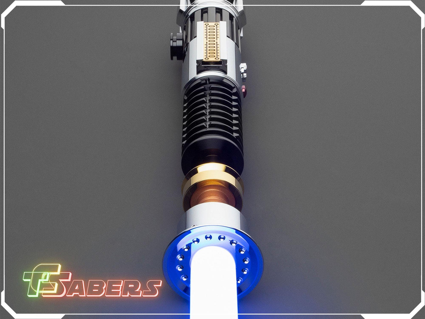 Obi Wan's EP3 Lightsaber Neopixel or RGB, Revenge of the Sith, w/ Custom Blade & Hard Case, Star Wars (XenoPixel V3, Proffie 2.2, or RGB)