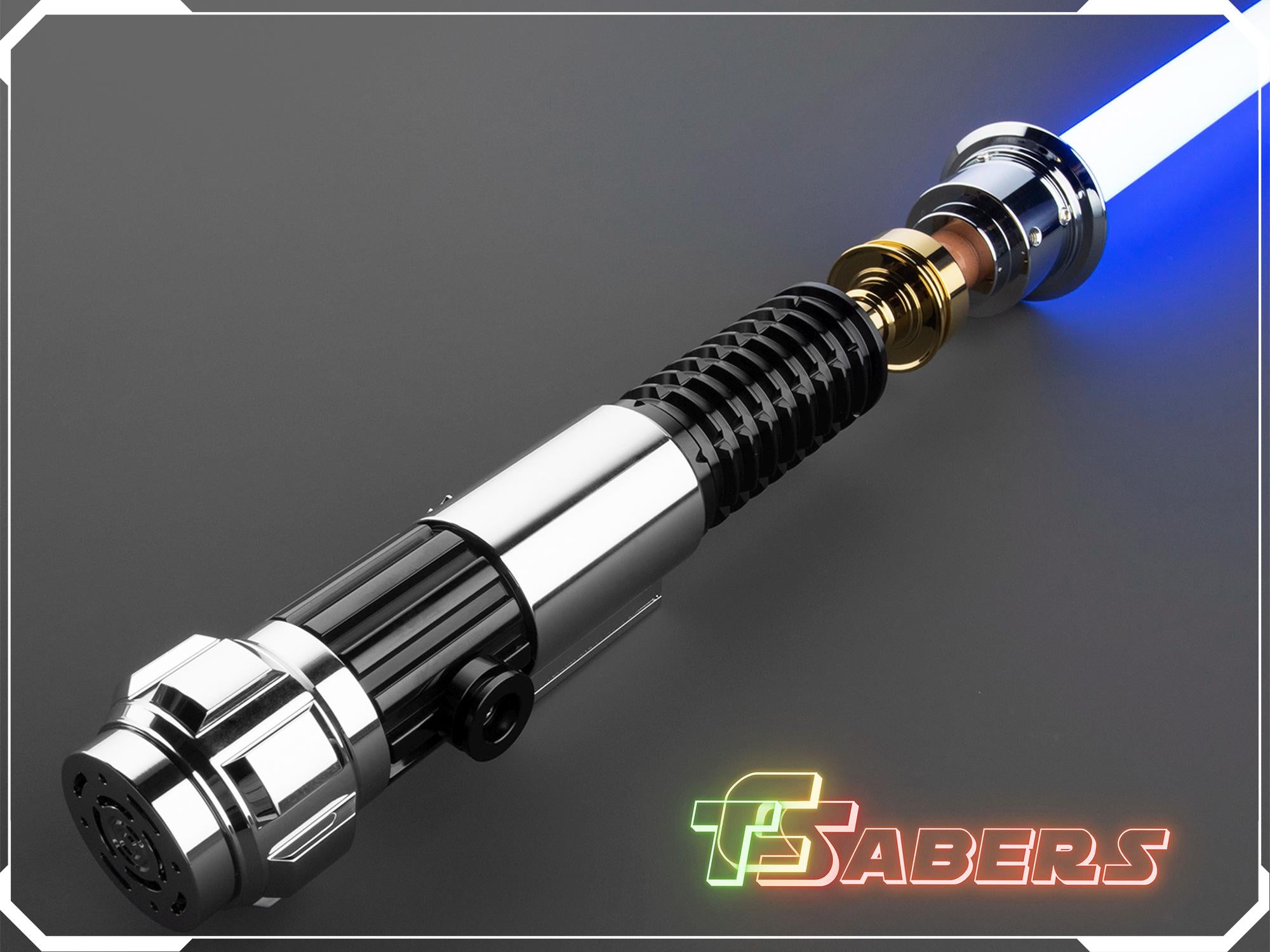 Obi Wan's EP3 Lightsaber Neopixel or RGB, Revenge of the Sith, w/ Custom Blade & Hard Case, Star Wars (XenoPixel V3, Proffie 2.2, or RGB)