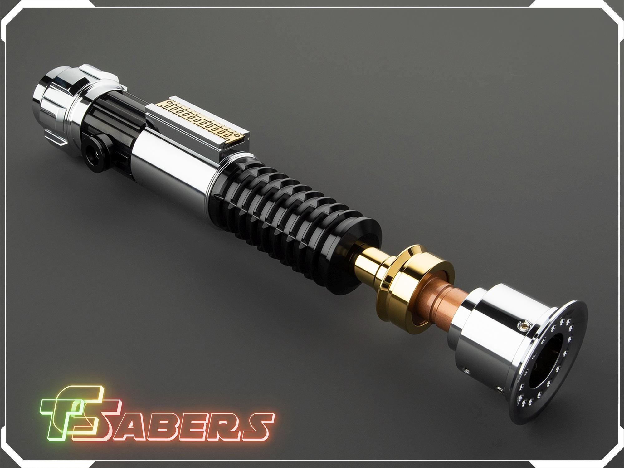 Obi Wan's EP3 Lightsaber Neopixel or RGB, Revenge of the Sith, w/ Custom Blade & Hard Case, Star Wars (XenoPixel V3, Proffie 2.2, or RGB)