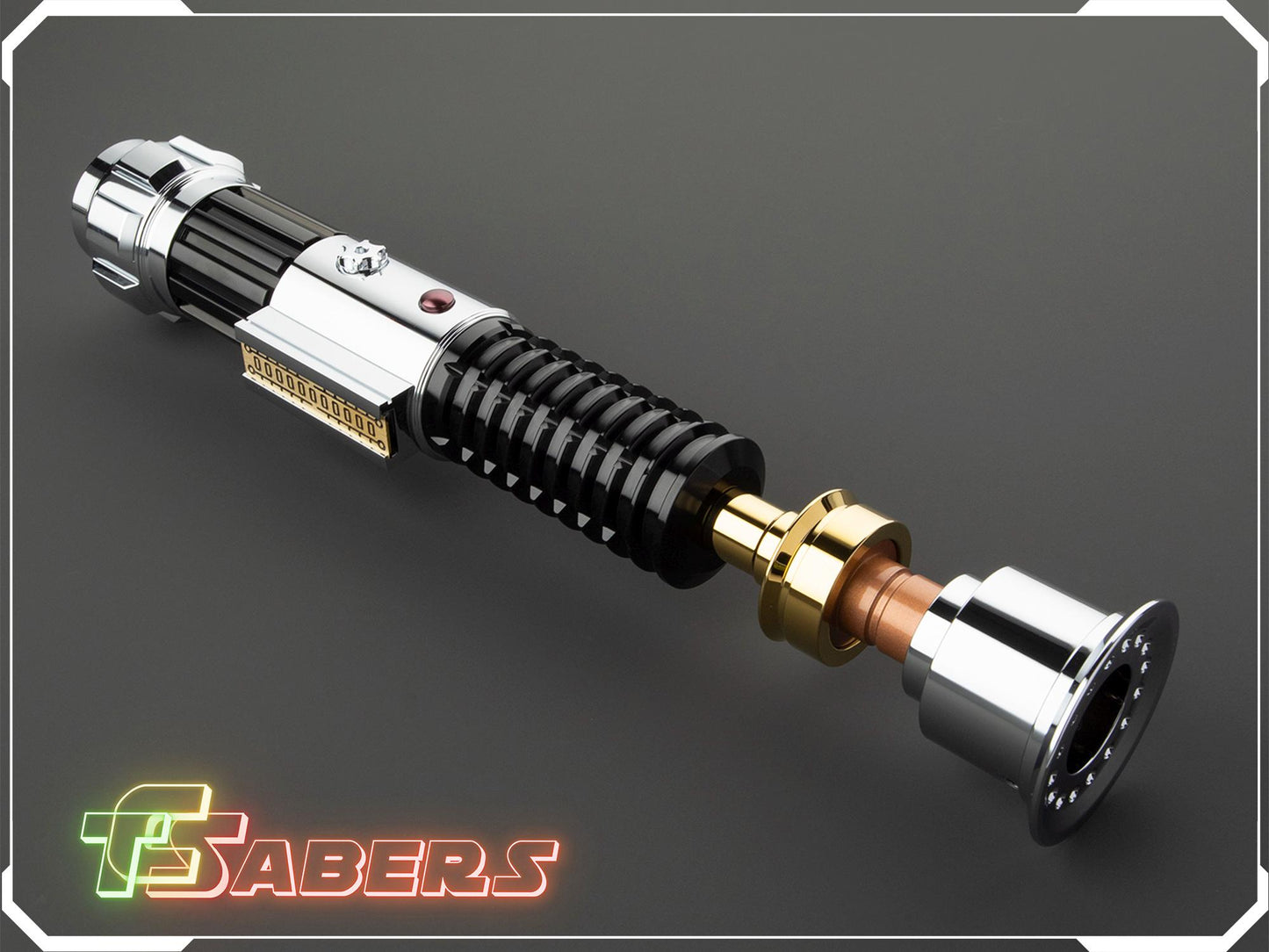 Obi Wan's EP3 Lightsaber Neopixel or RGB, Revenge of the Sith, w/ Custom Blade & Hard Case, Star Wars (XenoPixel V3, Proffie 2.2, or RGB)