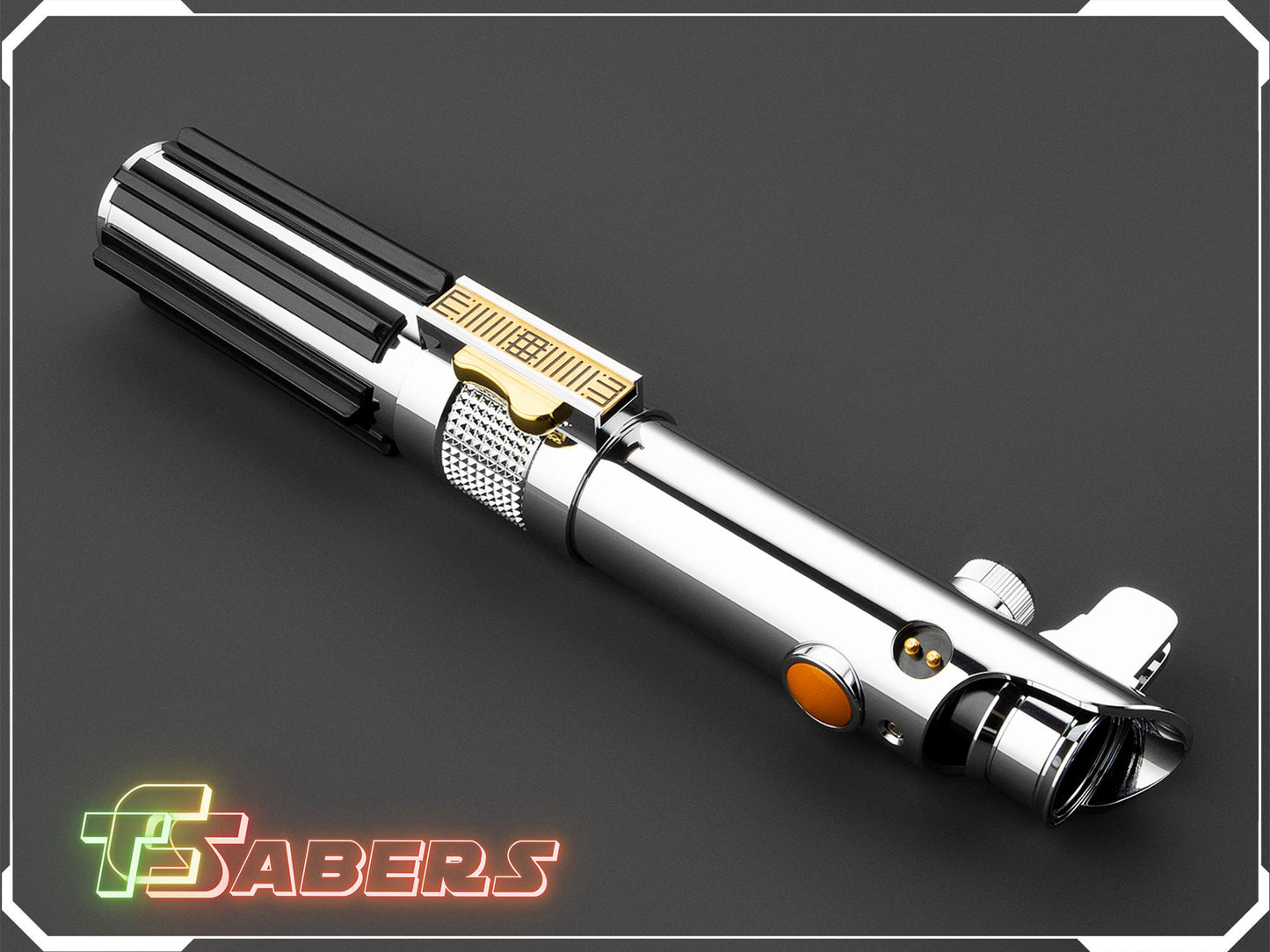 Anakin's EP3 Lightsaber Neopixel or RGB, Revenge of the Sith, w/ Custom Blade & Hard Case, Star Wars (XenoPixel V3, Proffie 2.2, or RGB)