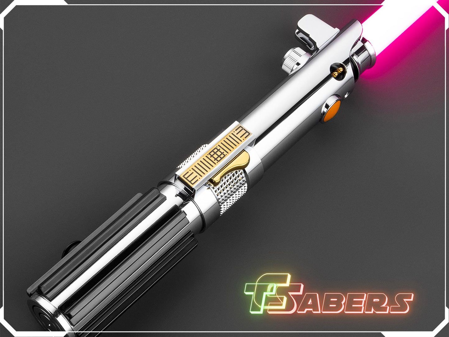 Anakin's EP3 Lightsaber Neopixel or RGB, Revenge of the Sith, w/ Custom Blade & Hard Case, Star Wars (XenoPixel V3, Proffie 2.2, or RGB)
