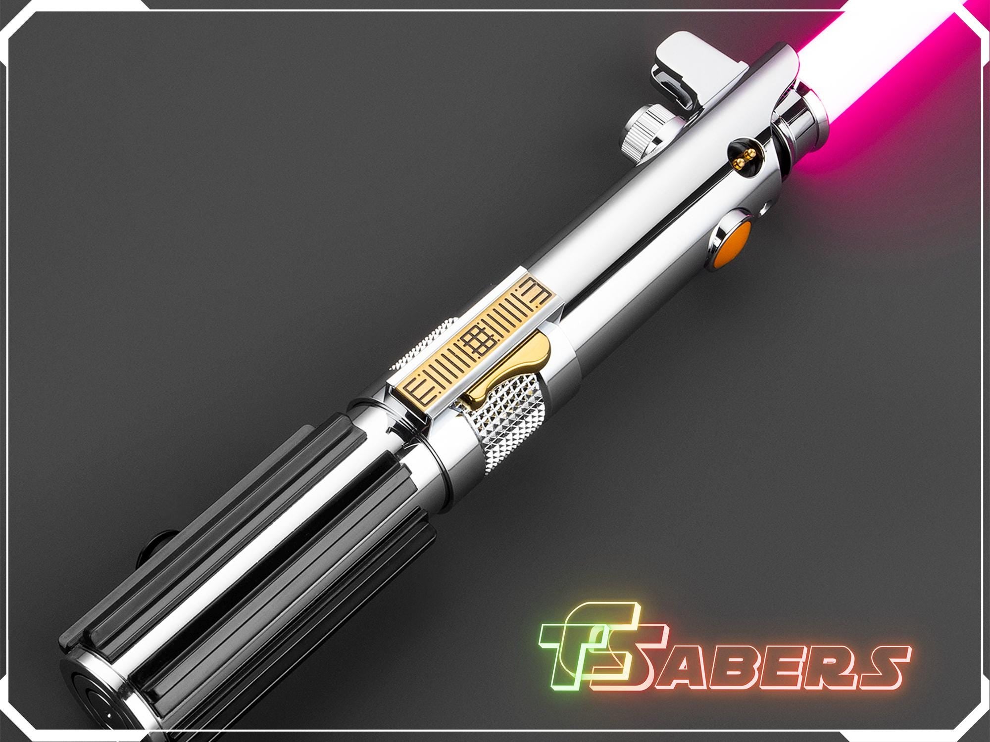 Anakin's EP3 Lightsaber Neopixel or RGB, Revenge of the Sith, w/ Custom Blade & Hard Case, Star Wars (XenoPixel V3, Proffie 2.2, or RGB)