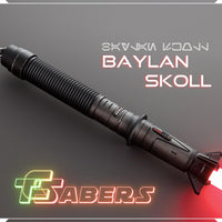 Baylan Skoll Lightsaber Neopixel or RGB, Ahsoka, w/ Custom Blade & Hard Case, Star Wars (XenoPixel V3, Proffie 2.2, or RGB)