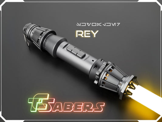 Rey Skywalker's Lightsaber Neopixel or RGB, w/ Custom Blade & Hard Case, Star Wars (XenoPixel V3, Proffie 2.2, or RGB)