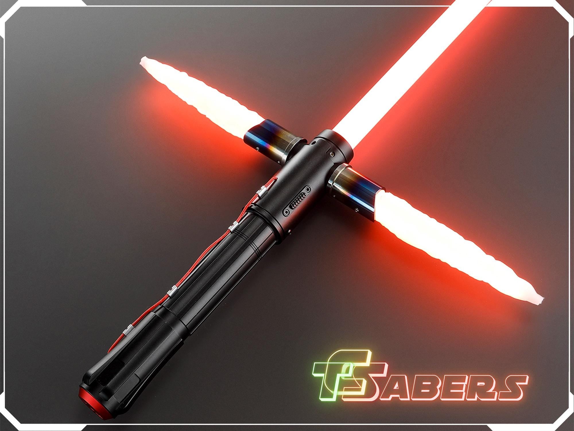 Kylo Ren's Lightsaber Neopixel or RGB, Metal Hilt w/ Custom Blade, Star Wars (XenoPixel V3, Proffie 2.2, or RGB)