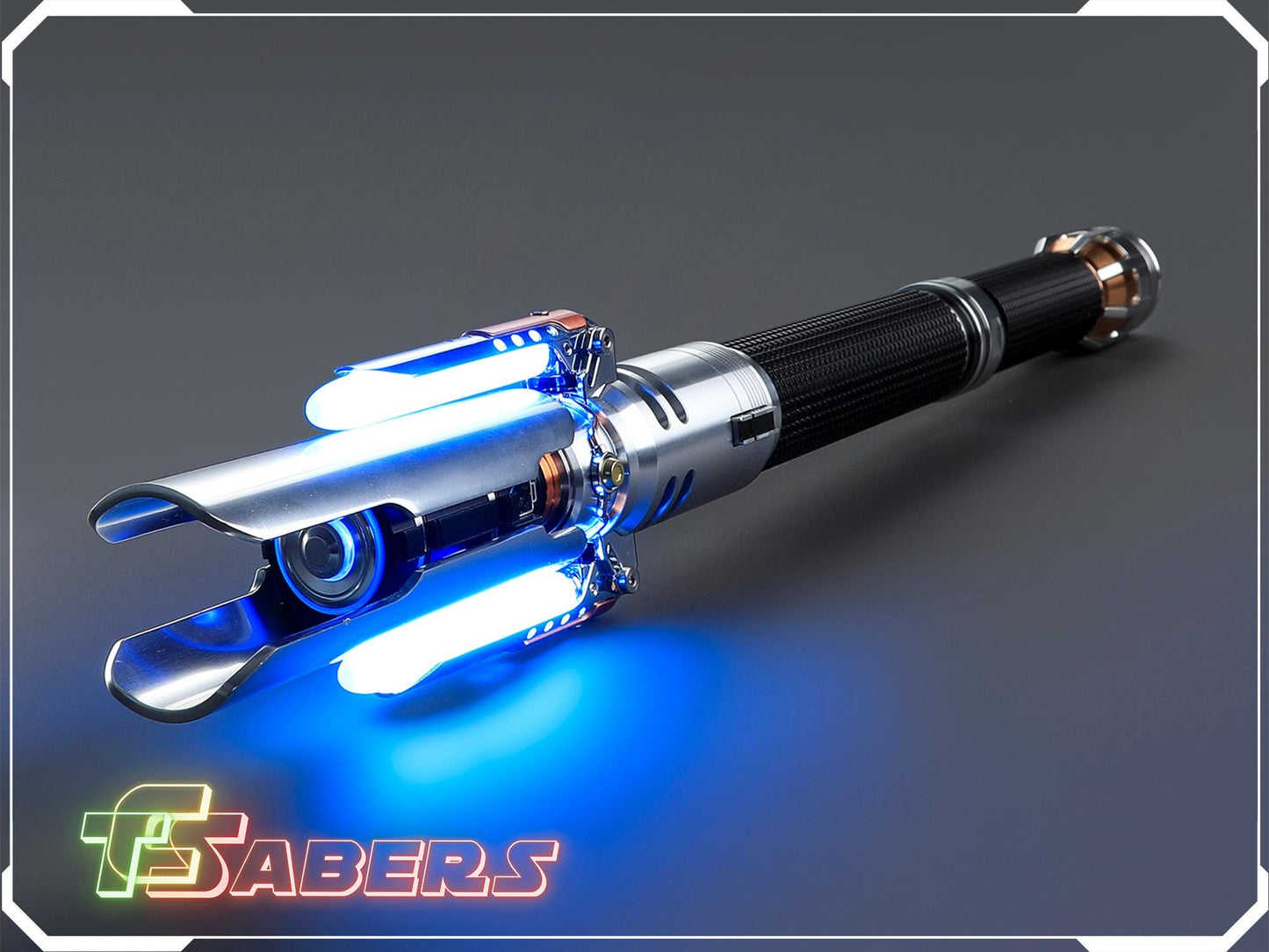 Cal Kestis Crossguard Lightsaber Neopixel or RGB, w/ Custom Blade & Hard Case, Star Wars (XenoPixel V3, Proffie 2.2, or RGB)