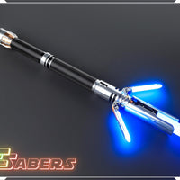 Cal Kestis Crossguard Lightsaber Neopixel or RGB, w/ Custom Blade & Hard Case, Star Wars (XenoPixel V3, Proffie 2.2, or RGB)