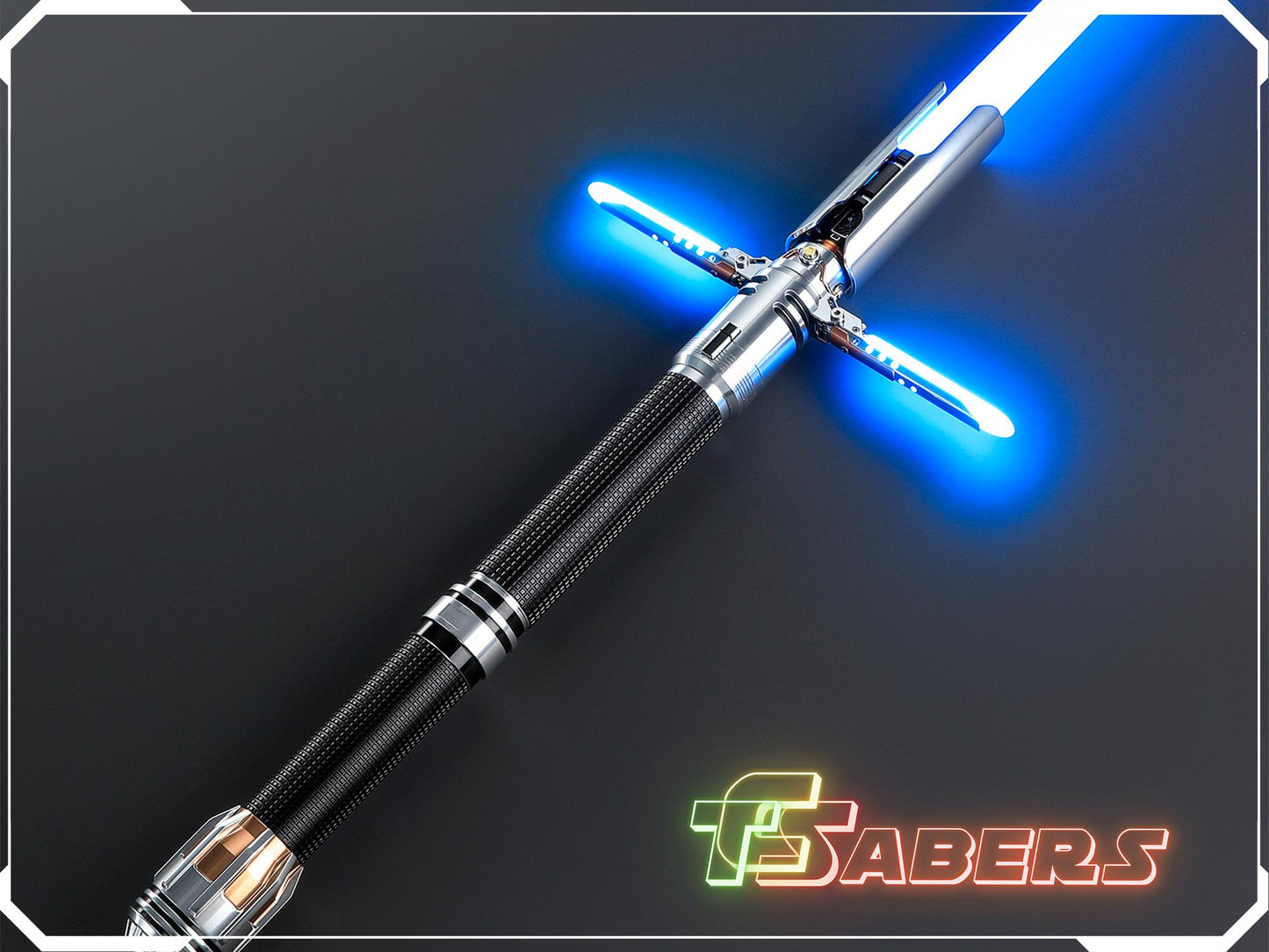 Cal Kestis Crossguard Lightsaber Neopixel or RGB, w/ Custom Blade & Hard Case, Star Wars (XenoPixel V3, Proffie 2.2, or RGB)