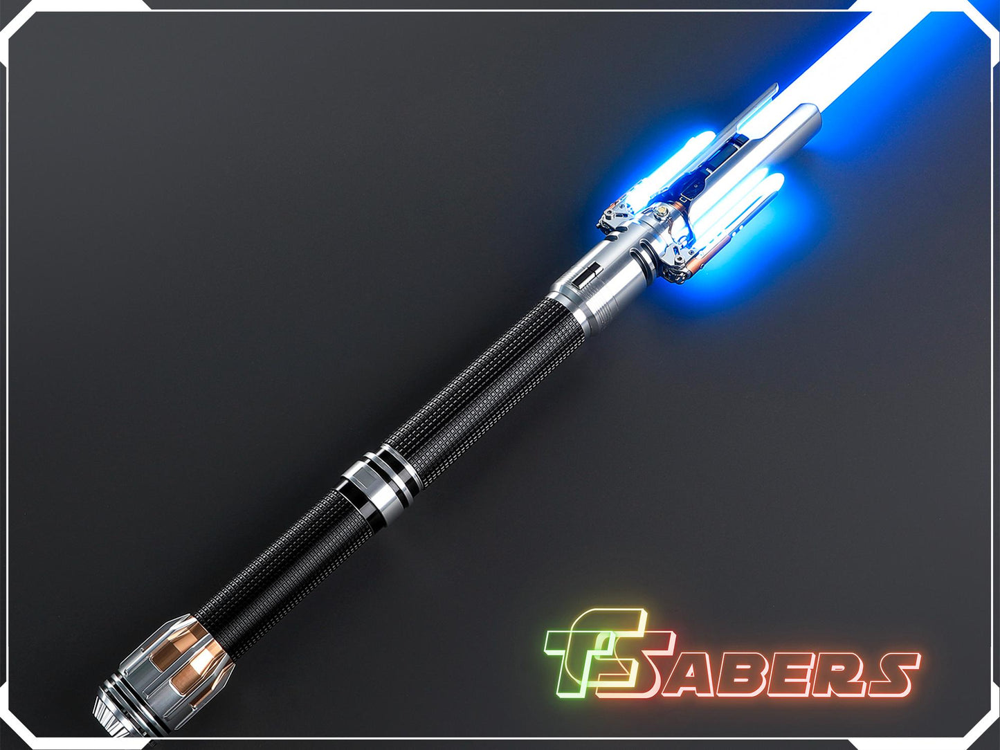 Cal Kestis Crossguard Lightsaber Neopixel or RGB, w/ Custom Blade & Hard Case, Star Wars (XenoPixel V3, Proffie 2.2, or RGB)