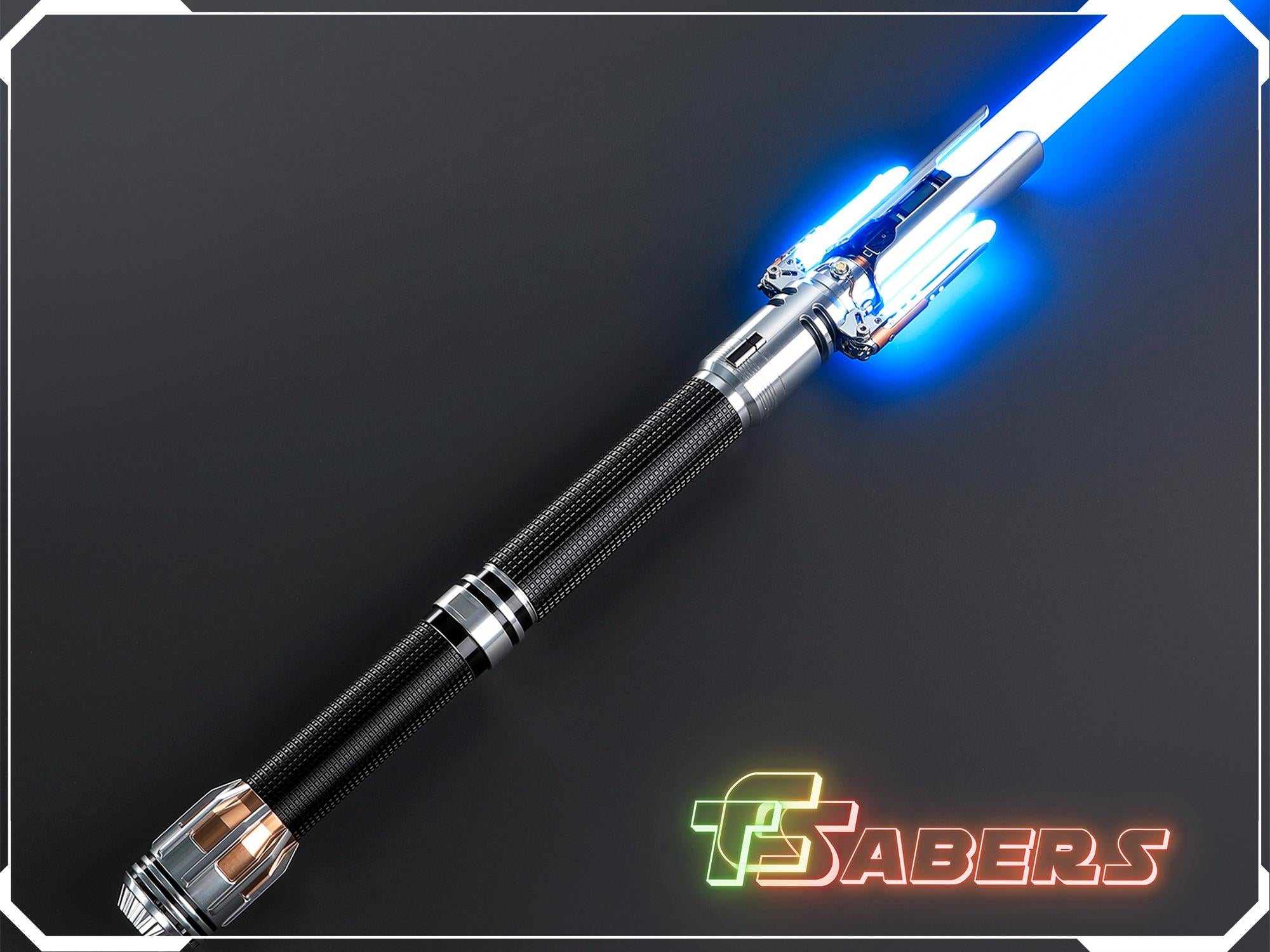 Cal Kestis Crossguard Lightsaber Neopixel or RGB, w/ Custom Blade & Hard Case, Star Wars (XenoPixel V3, Proffie 2.2, or RGB)