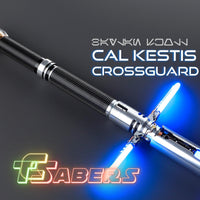 Cal Kestis Crossguard Lightsaber Neopixel or RGB, w/ Custom Blade & Hard Case, Star Wars (XenoPixel V3, Proffie 2.2, or RGB)