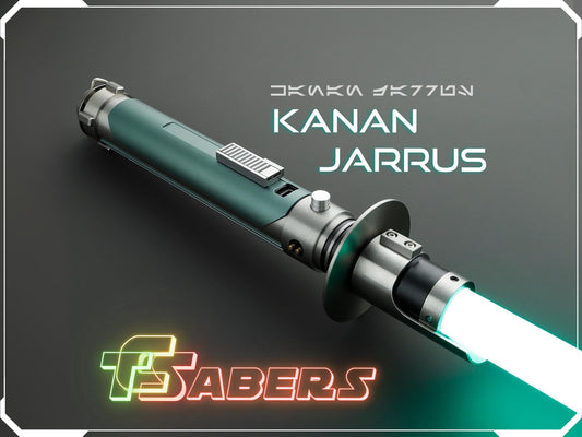 Kanan Jarrus Lightsaber Neopixel or RGB, Rebels, w/ Custom Blade & Hard Case, Star Wars (XenoPixel V3, Proffie 2.2, or RGB)