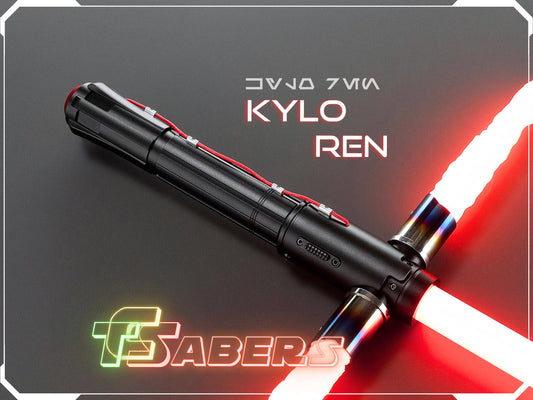 Kylo Ren's Lightsaber Neopixel or RGB, Metal Hilt w/ Custom Blade, Star Wars (XenoPixel V3, Proffie 2.2, or RGB)